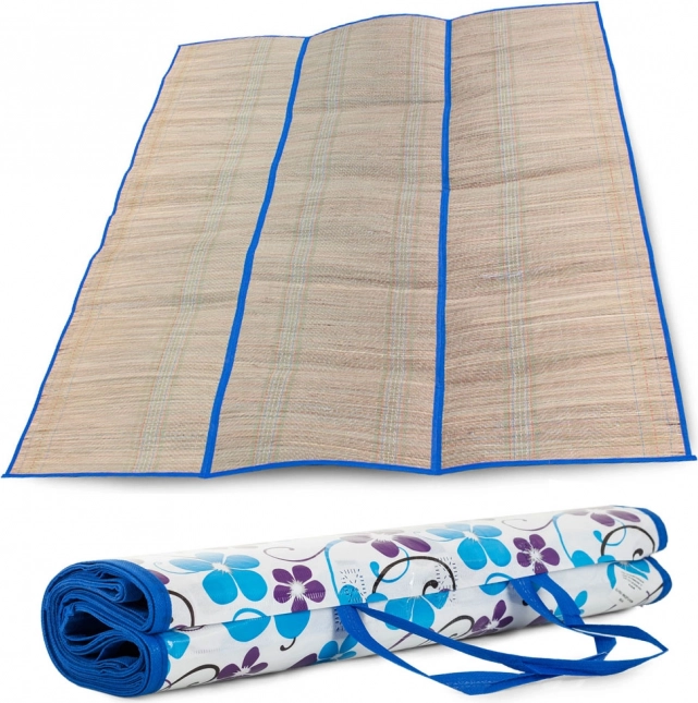 Tapis de plage thermique en paille 150 x 170 cm