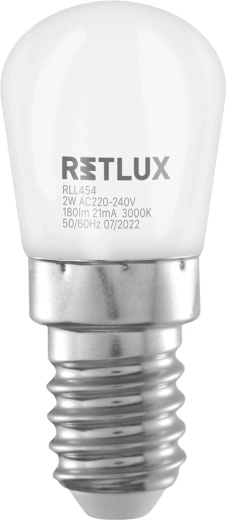 Ampoule LED Retlux pour réfrigérateur E14 2 W
