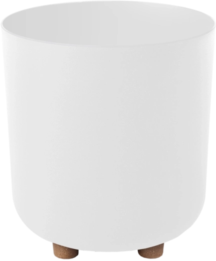 Cache-pot Sofia blanc LAMELA 24 cm