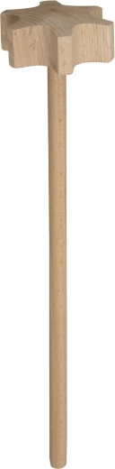 Fouet de cuisine en bois de hêtre 25 cm