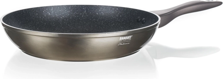 Poêle en aluminium 28 cm avec revêtement antiadhésif METALLIC PLATINUM