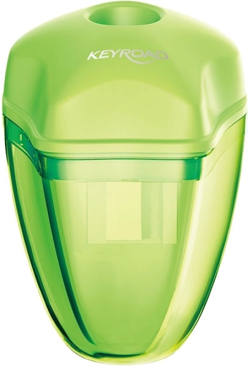 Taille-crayon avec réservoir KEYROAD Star, vert
