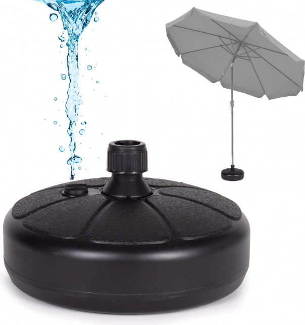 Base pour parasol de jardin MultiGarden, remplie d’eau, 13 L
