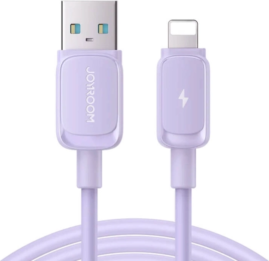 Câble S-AL012A14 2,4 A USB vers Lightning / 2,4 A / 1,2 m (violet)
