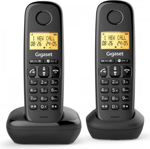 Gigaset Basic 100 Duo – téléphone sans fil avec deux combinés