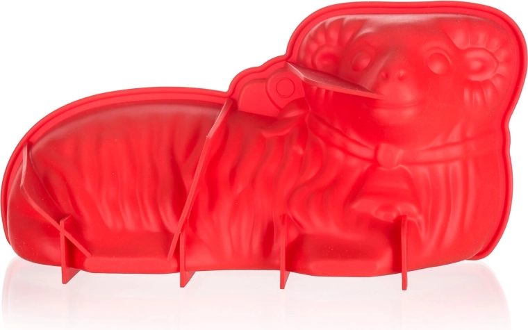 Moule en silicone pour agneau pascal 31 × 16 × 9 cm Culinaria rouge