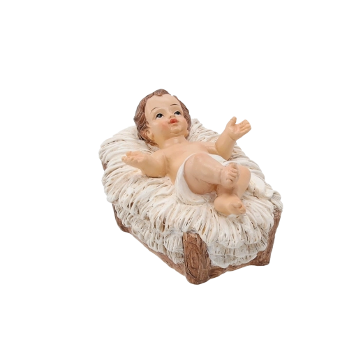 Figurine de Noël Enfant Jésus pour crèche (multipack 4 pcs)