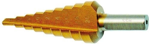 Foret étagé HSS 5–35 mm avec revêtement TiN FESTA