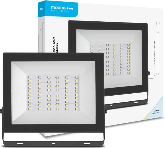 Projecteur LED Modee E‑series Slim 50 W, 4000 lm, 6000 K, IP65, 120°