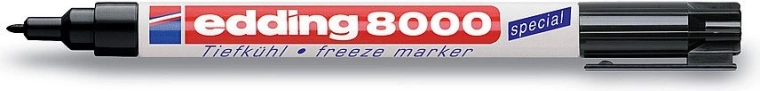 Marqueur pour congélateur edding 8000, noir