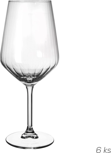 Verres à vin Carre Optics 0,53 l (6 pcs)