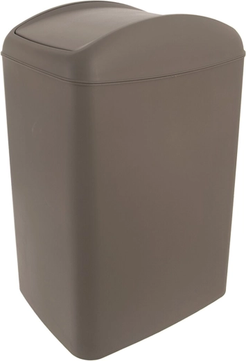 Poubelle UH Waste avec couvercle basculant 10 l marron