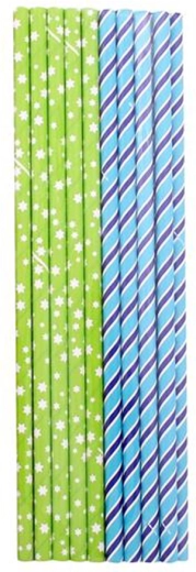 Pailles en papier TORO 21 cm, 16 pcs