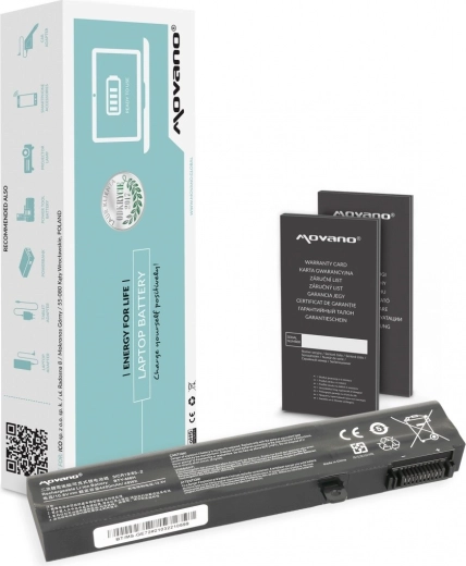 Batterie pour ordinateurs portables MSI CX62/GE62/GE72/GL72/PE70 4400 mAh (48 Wh) Movano