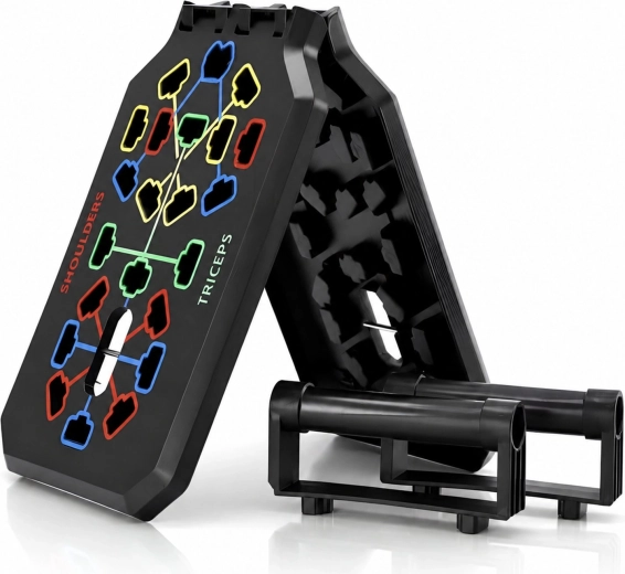 Planche d’entraînement pliable pour pompes avec poignées ergonomiques Renew Force