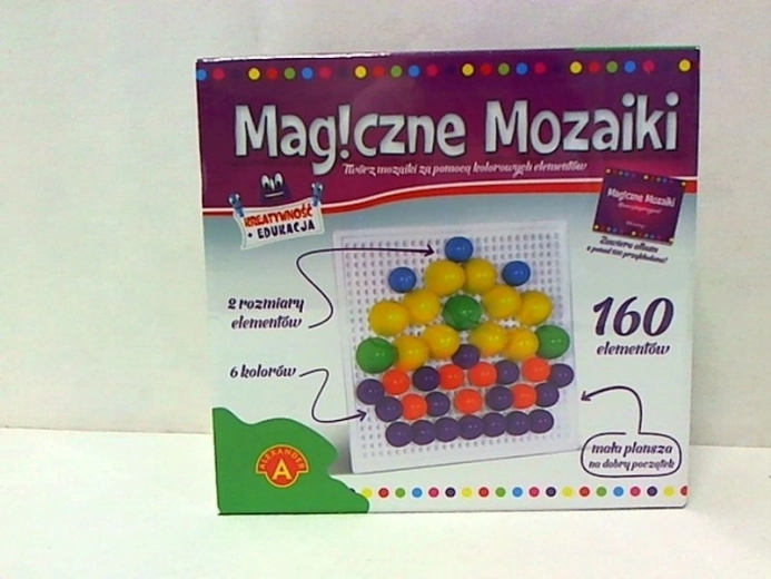 Mosaïques magiques – kit créatif et éducatif 160 pièces