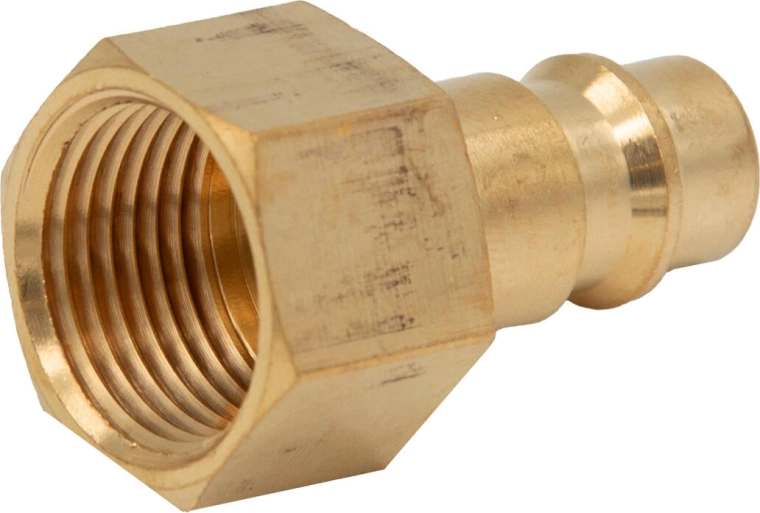 Raccord mâle avec filetage intérieur 3/8" en laiton