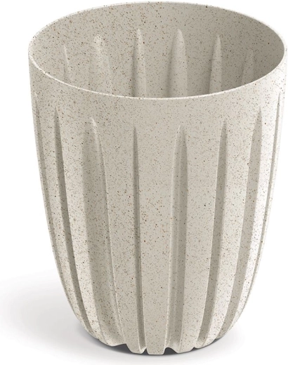 Cache-pot Wario Eco Wood blanc