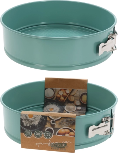 Moule à gâteau rond 24 cm avec revêtement antiadhésif et fond amovible