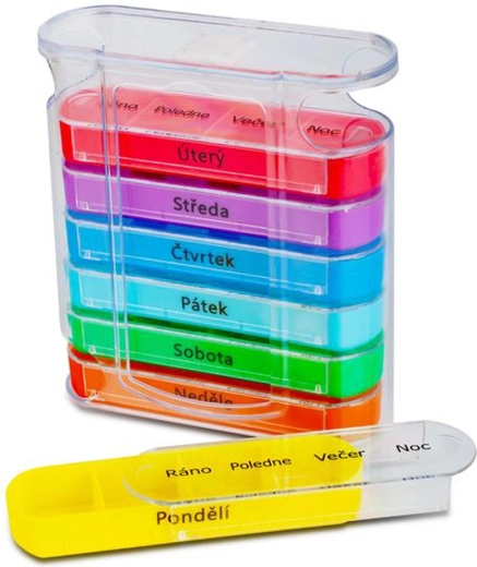 Pilulier TORO 7 jours – matin, midi, soir, nuit