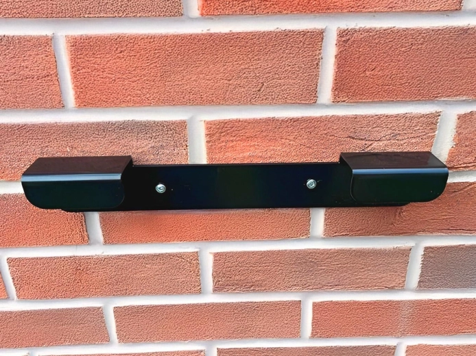 Support extérieur pour poubelle – fixation murale en acier avec finition komaxit