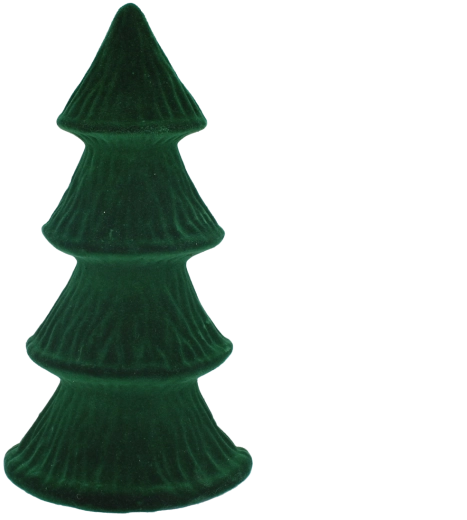 Petit sapin de Noël décoratif 21 cm – lot de 4 pièces