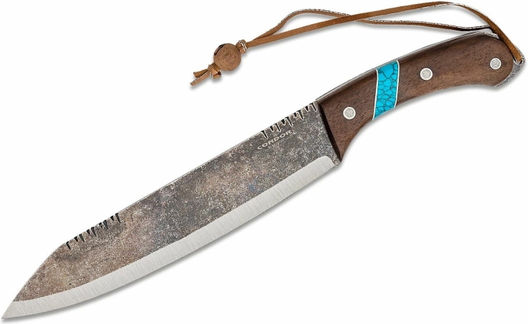 Machette Condor Blue River 25,4 cm avec étui en cuir