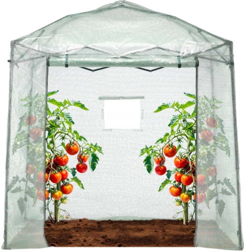 Serre tunnel pliable avec sac 2 × 1,37 × 2,34 m vert