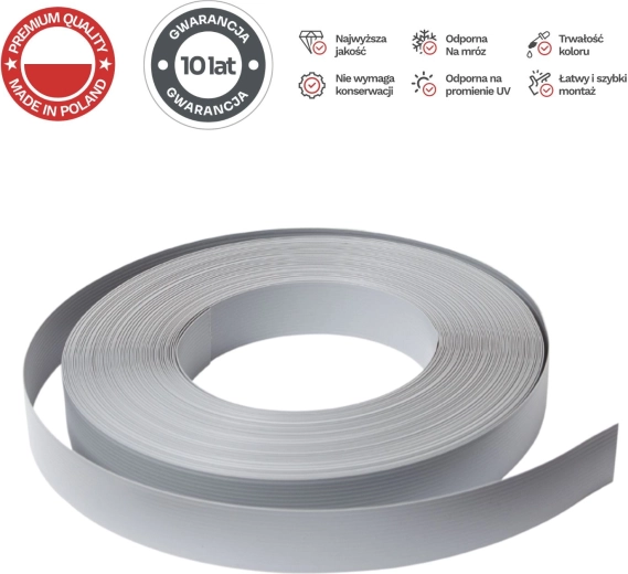 Bande de clôture 50 m Thermoplast Classic Line 4,75 cm gris