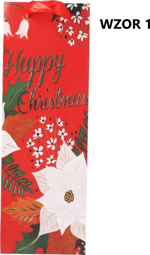 Sac cadeau de Noël 35x12x10 cm – motifs assortis