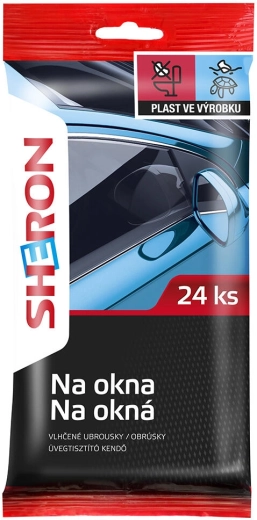 Lingettes pour vitres SHERON 24 pcs