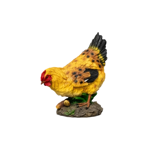 Figure décorative de poule - 1 pièce