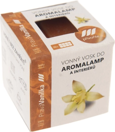 Cire parfumée pour brûle-parfum vanille 8 pcs 30 g