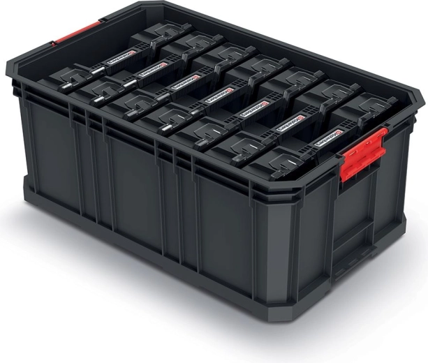 Boîte de transport modulaire avec 7 organiseurs MODULAR SOLUTION 520 × 329 × 210 mm