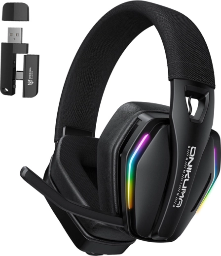 Casque de jeu sans fil Onikuma GT826 noir