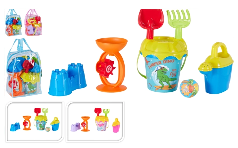 Ensemble de 8 jouets de plage pour enfants