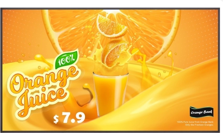 moniteur grand format 43" UHD 500 cd/m² pour fonctionnement 24/7