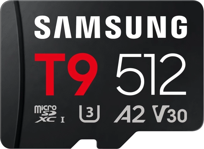 Carte mémoire Samsung T9 microSD 512 Go