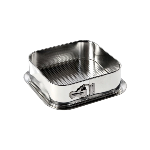 Moule à gâteau carré 24 × 24 cm avec fond amovible