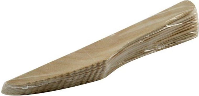 Couteaux jetables en bois 165 mm (10 pcs)