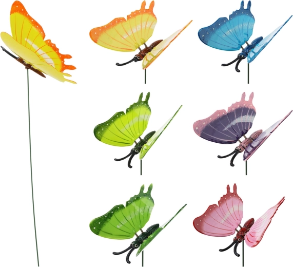 Piquet de jardin Papillon 67 cm – assortiment de couleurs