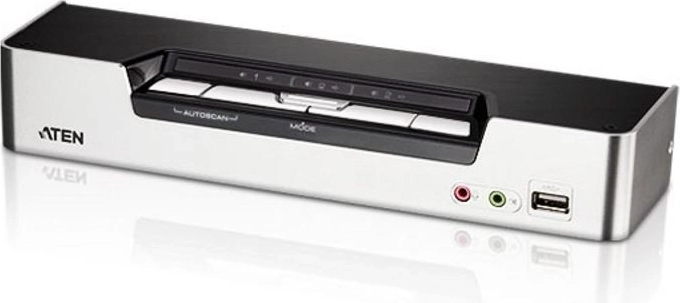 Commutateur KVMP HDMI USB 2.0 4 ports avec audio