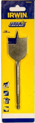 Foret plat à bois 38 mm IRWIN Blue Groove