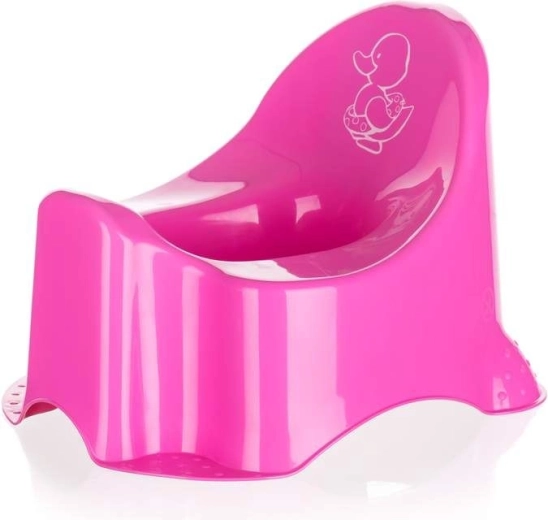 Pot pour enfant rose avec motif caneton