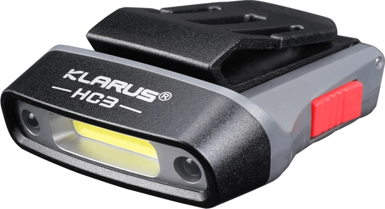 Klarus HC3 lampe frontale grise rechargeable avec capteur de mouvement, 100 lm