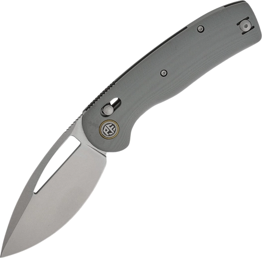 Couteau pliant Petrified Fish Viper 8,9 cm, stonewash, G10 gris