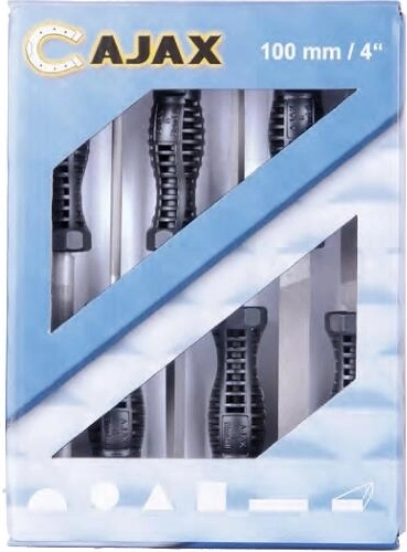 Jeu de limes 6 pièces 100/2 à taille croisée