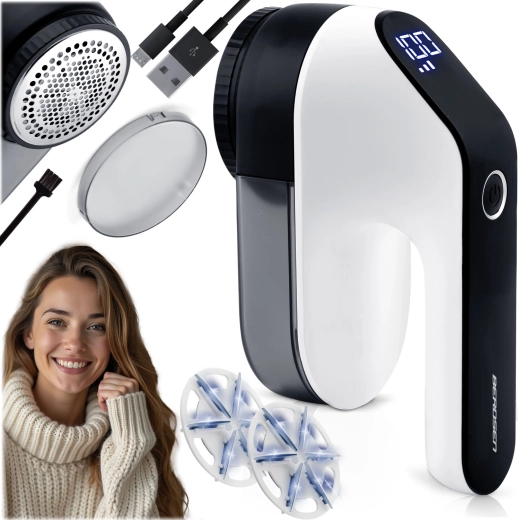 Rasoir anti-bouloches électrique avec écran LCD BERDSEN