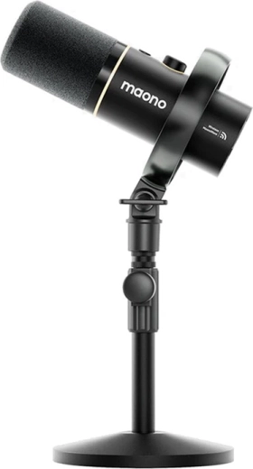 Microphone dynamique sans fil Maono PD200W noir
