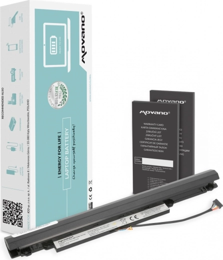 Batterie Movano pour Lenovo IdeaPad 110-14IBR / 110-15IBR (L15S3A02) 2200 mAh 24 Wh